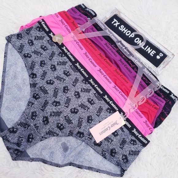 Juicy Couture Intimates & Sleepwear 38 Xjuicy Couture 5 Pack Cheeky